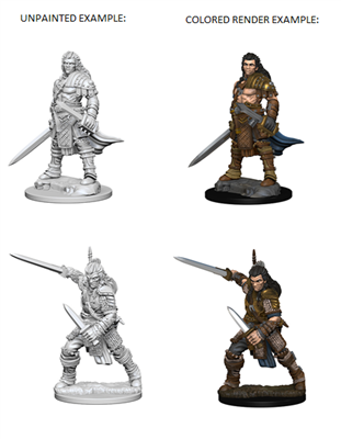 Pathfinder Battles Deep Cuts: Human Male Fighter