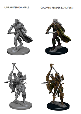 Pathfinder Battles Deep Cuts: Elf Male Fighter