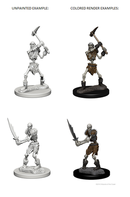 D&D Nolzur’s Marvelous Miniatures: Skeletons - Fantastiska Figurer för D&D