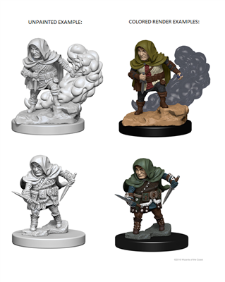 D&D Nolzur’s Marvelous Miniatures: Halfling Male Rogue - Detaljerad Samling för Rollspel