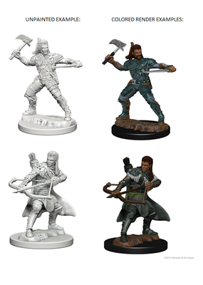 D&D Nolzur's Marvelous Unpainted Miniatures - Human Male Ranger WizKids/NECA