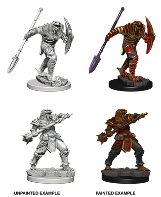D&D Nolzur’s Marvelous Miniatures: Dragonborn Male Fighter with Spear
