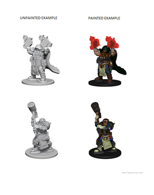 D&D Nolzur's Marvelous Miniatures - Dwarf Male Cleric WizKids/NECA
