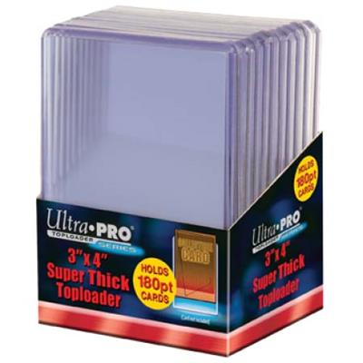 UP - Toploader - 3" x 4" Super Thick 180PT (10 bitar) Ultra Pro