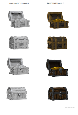 Wizkids Deep Cuts Omålade Miniatyrer: Kistor