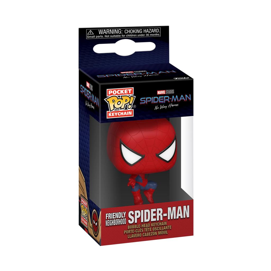 Funko POP Nyckelring: Spider-Man:NWH S3 - Leaping Spider-Man 2 Funko