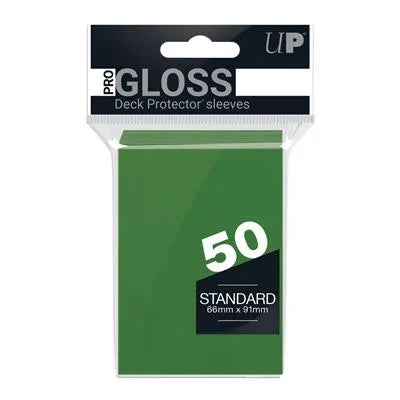 UP - Standard Sleeves - Green (50 Sleeves) Ultra Pro
