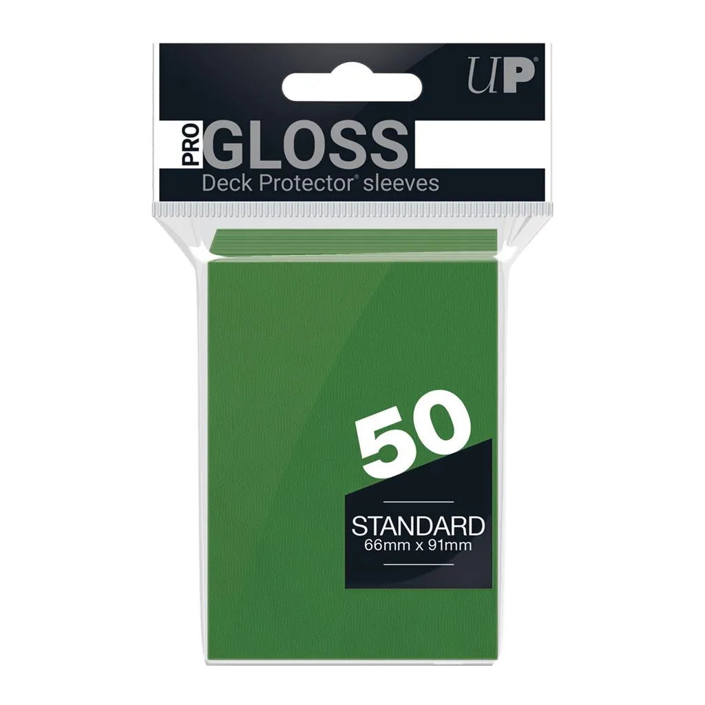 UP - Standard Sleeves - Green (50 Sleeves) Ultra Pro