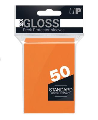 UP - Standard Sleeves - Orange (50 Sleeves) Ultra Pro