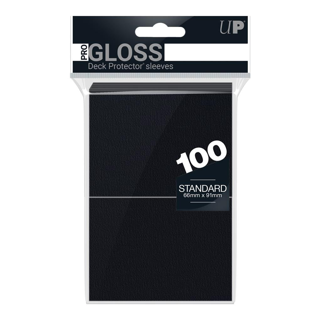 UP - Standard Sleeves - Svart (100 Sleeves) Ultra Pro