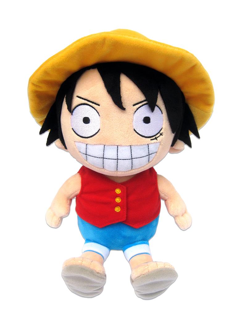 One Piece Ruffy Gosedjur 25 cm - Mjuk och Kramvänlig Sakami Merchandise
