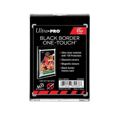 UP - 35PT Svart Kant UV One-Touch Magnetisk Hållare Ultra Pro