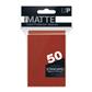 UP - Standard Sleeves - Pro-Matte - Non Glare - Red (50 Sleeves) Ultra Pro