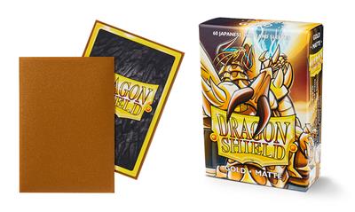 Dragon Shield Small Sleeves - Japansk Matt Guld (60 Sleeves) Arcane Tinmen
