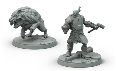 Fallout: Wasteland Warfare - Super Mutants Hammer Modiphius Entertainment