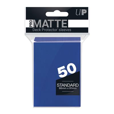 UP - Standard Sleeves - Pro-Matte - Non Glare - Blå (50 Sleeves) Ultra Pro