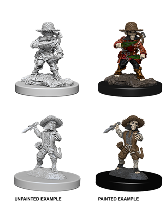 Pathfinder Battles Deep Cuts Omålade Miniatyrer - Manlig Halfling Tjuv WizKids/NECA