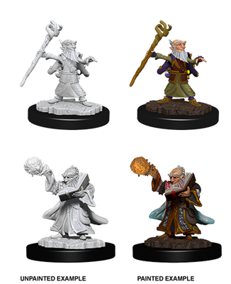 D&D Nolzur's Marvelous Miniatures: Manlig Gnom Wizard WizKids/NECA