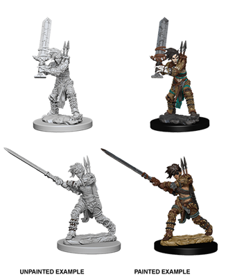 Pathfinder Battles Deep Cuts: Female Human Barbarian