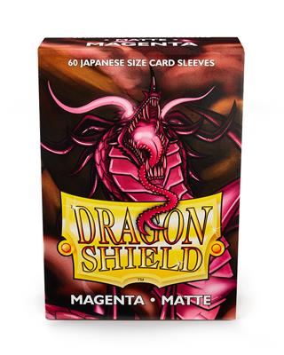 Dragon Shield Japanska Matte Sleeves - Magenta (60 Sleeves) Arcane Tinmen