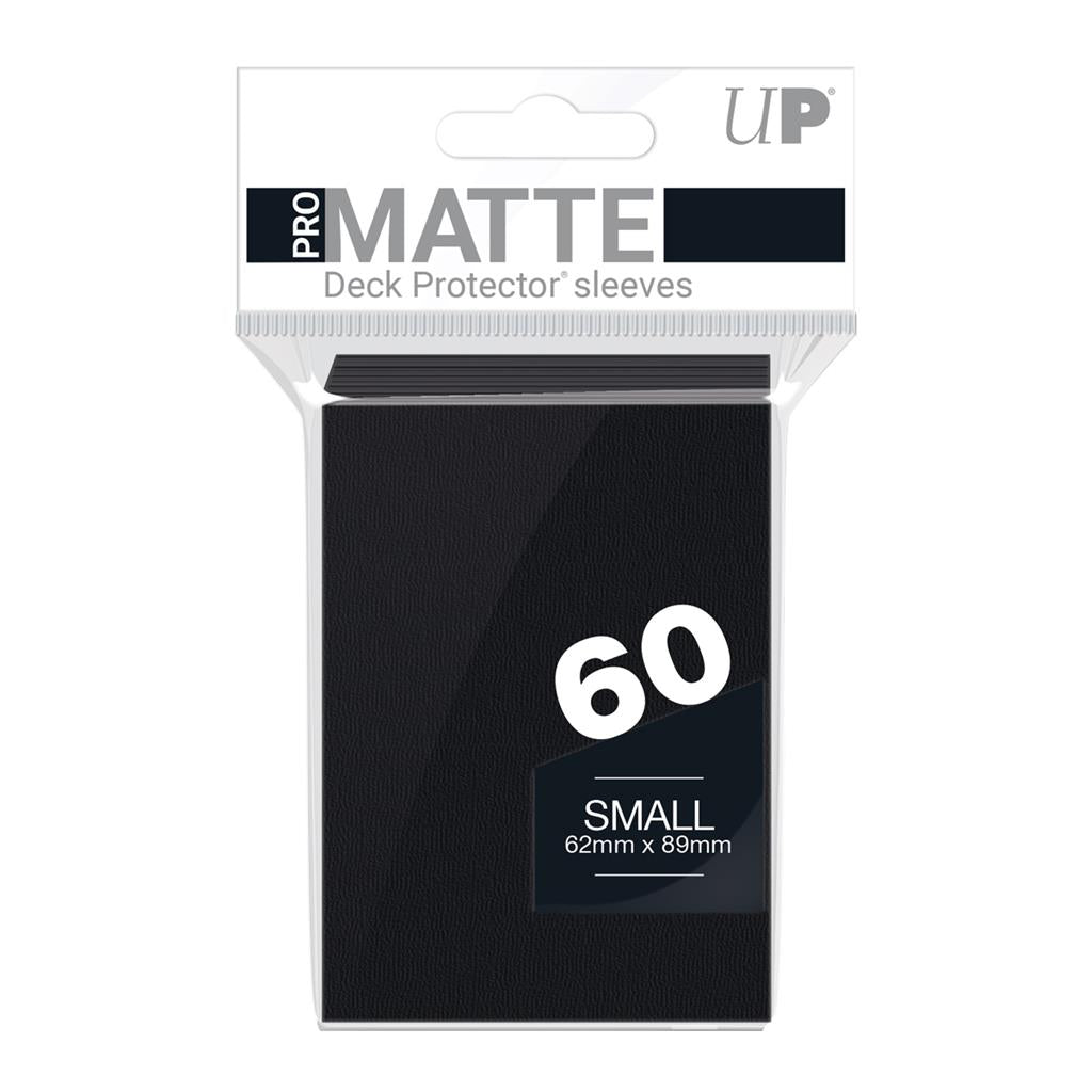 UP - Små Ärmar - Pro-Matte - Svart (60 Ärmar) Ultra Pro