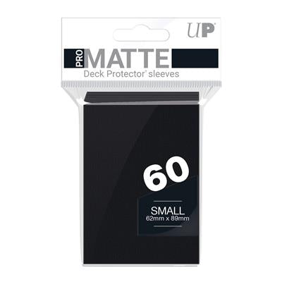 UP - Små Ärmar - Pro-Matte - Svart (60 Ärmar) Ultra Pro