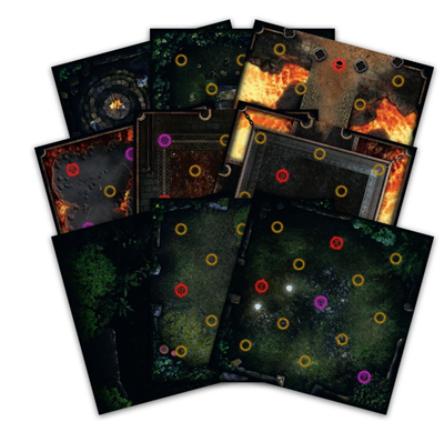 Dark Souls: Brädspel - Darkroot Basin och Iron Keep Tile Set Steamforged Games