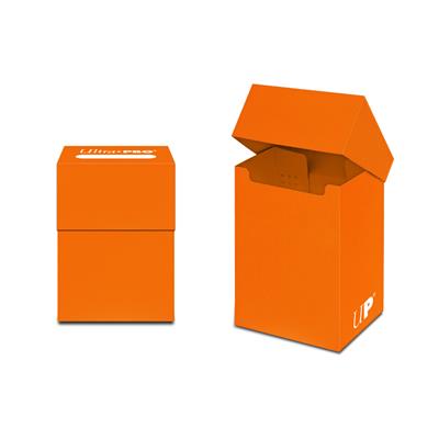 UP - Deck Box Solid - Pumpkin Orange Ultra Pro
