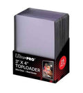 UP - Toploader 3" x 4" Svart Kant (25 stycken)