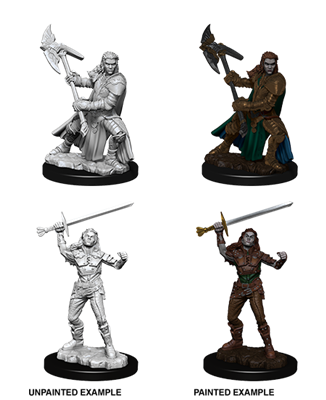 D&D Nolzur’s Marvelous Miniatures: Female Half-Orc Fighter