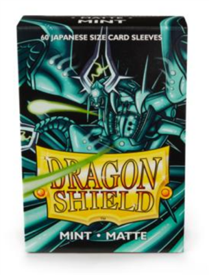 Dragon Shield Small Sleeves - Japansk Matt Mint (60 Sleeves) Arcane Tinmen