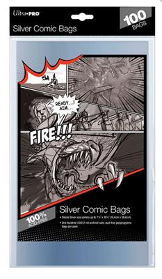 UP - Comic Bags - Silver Size (100 Bags) Ultra Pro