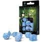 Elvish Glacier & White Dice Set (7) Q-Workshop