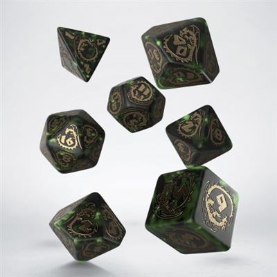 Dragons Dice Set: Nephrite Q-Workshop