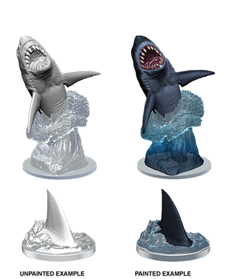 Wizkids Deep Cuts Unpainted Miniatures: Shark