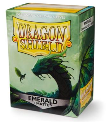 Dragon Shield Matte Sleeves - Emerald (100 Sleeves) Arcane Tinmen