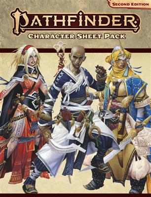 Pathfinder Karaktärsblad Pack - EN Paizo Publishing