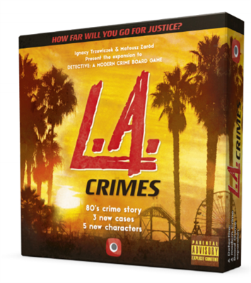 Detective: L.A. Crimes - Expansionspaket för Spännande Brottsutredning Portal Games