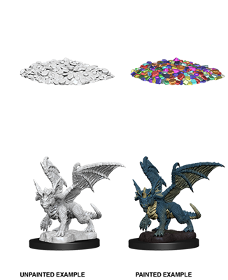 D&D Nolzur's Marvelous Miniatures - Blue Dragon Wyrmling WizKids/NECA