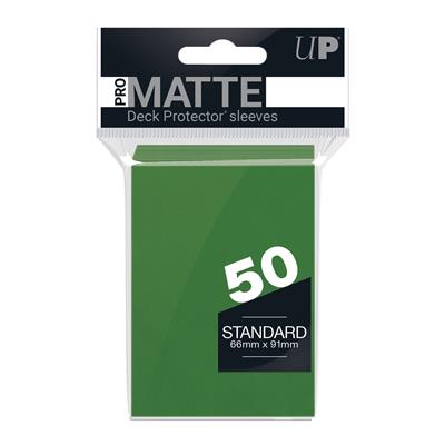 UP Standard Sleeves Pro-Matte Non Glare Green (50 Sleeves) Ultra Pro