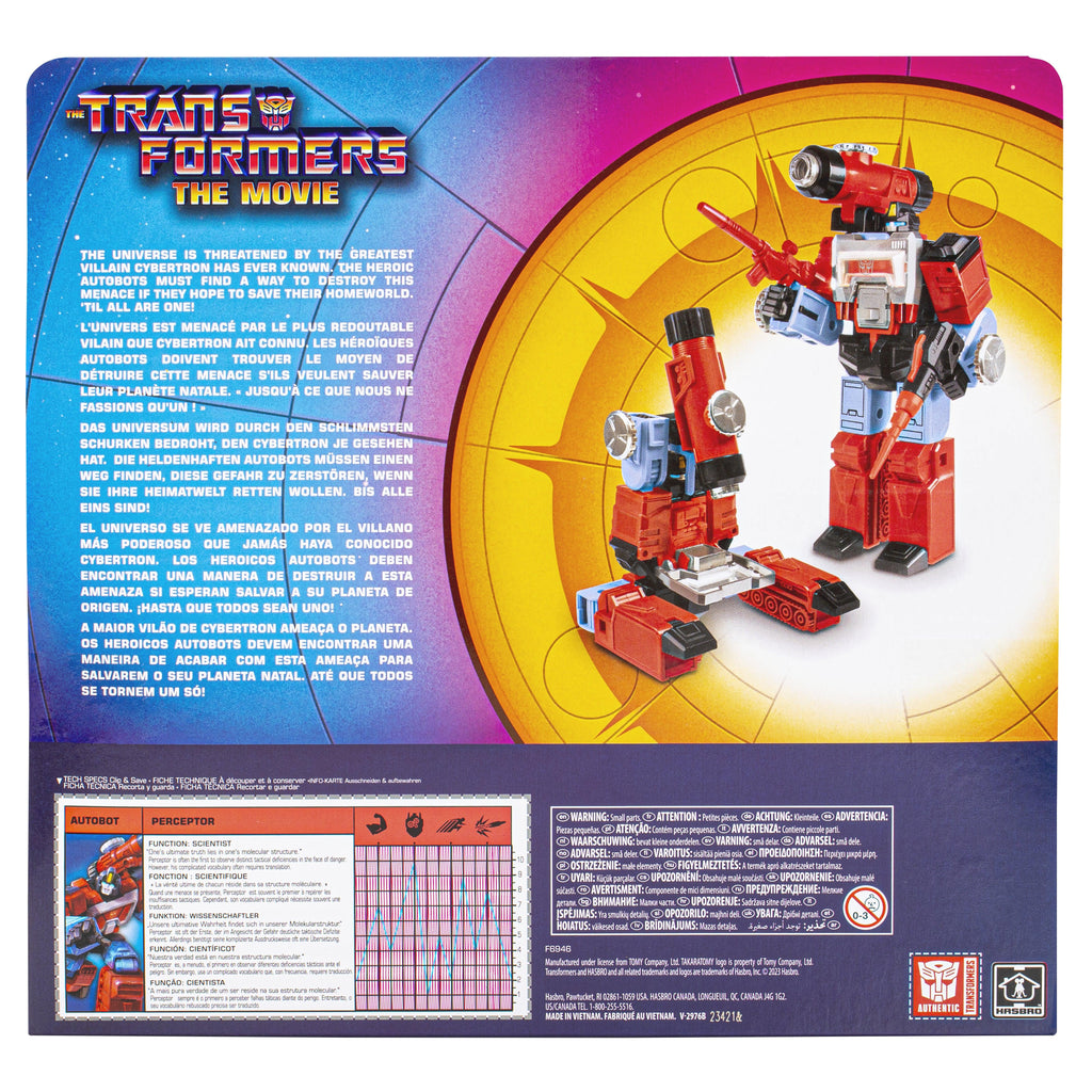 Transformers Retro Perceptor - The Transformers: The Movie Hasbro