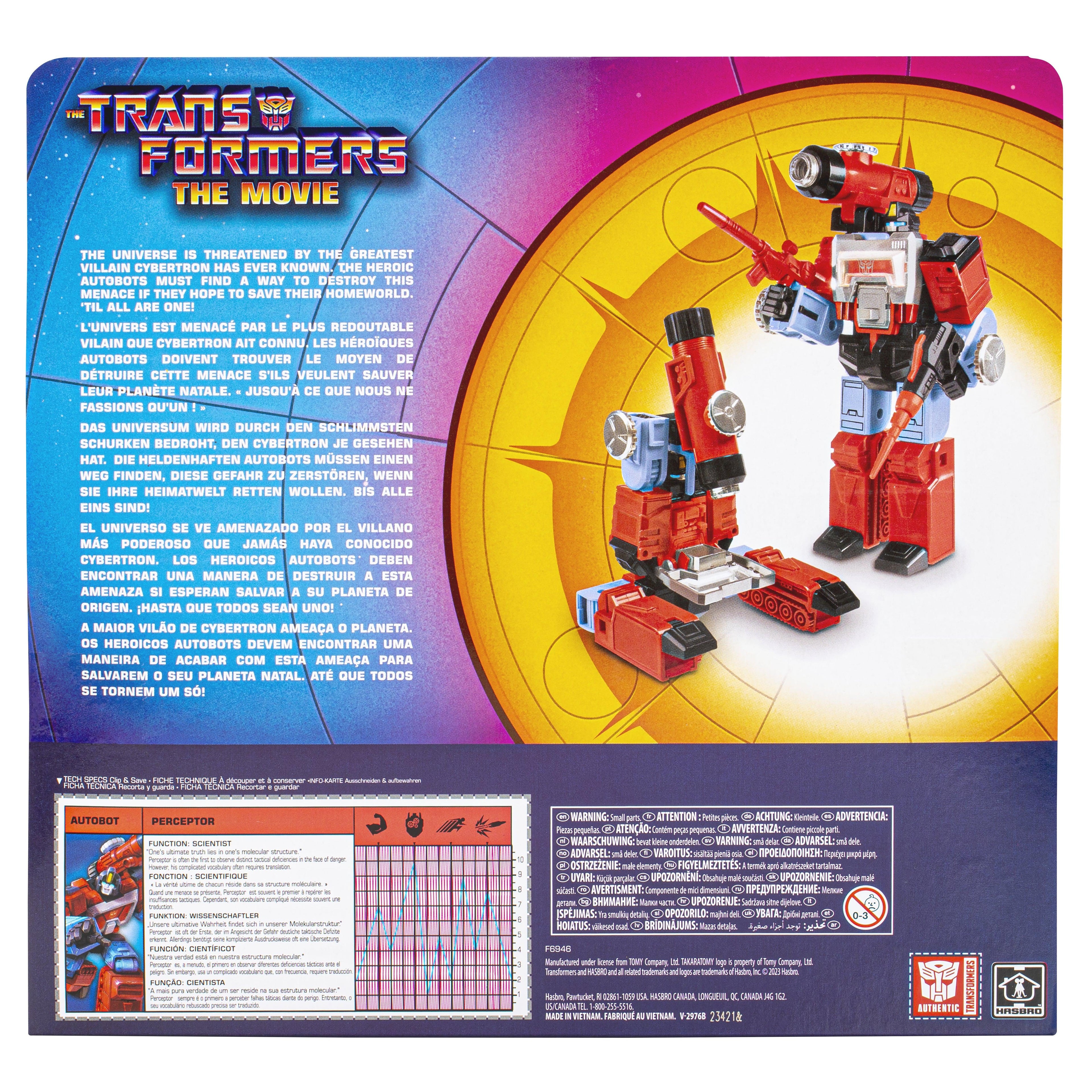 Transformers Retro Perceptor - The Transformers: The Movie Hasbro