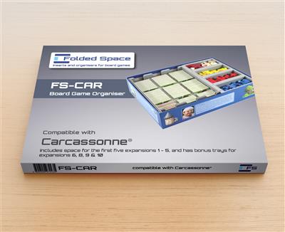 Carcassonne Insert för Spel och Expansioner Folded Space