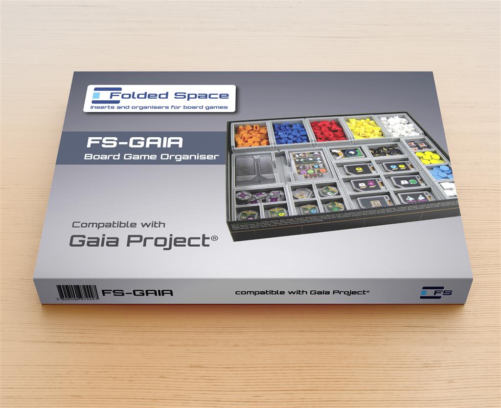 Gaia Project Insert - Effektiv Förvaring och Spelupplevelse Folded Space