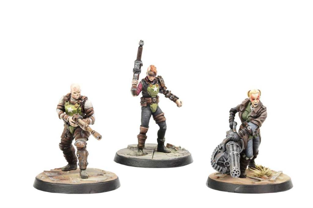 Fallout: Wasteland Warfare - Ack Ack, Sinjin & Avery Modiphius Entertainment