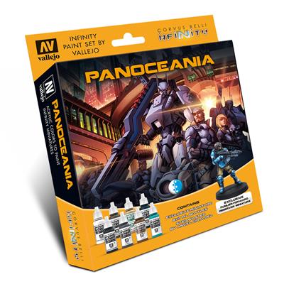 Infinity: Modellfärgset för PanOceania - Exklusiv Miniatyr Corvus Belli