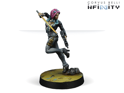 Infinity: Miranda Ashcroft, Auktoriserad Belöningjägare (Combi Rifle) Corvus Belli