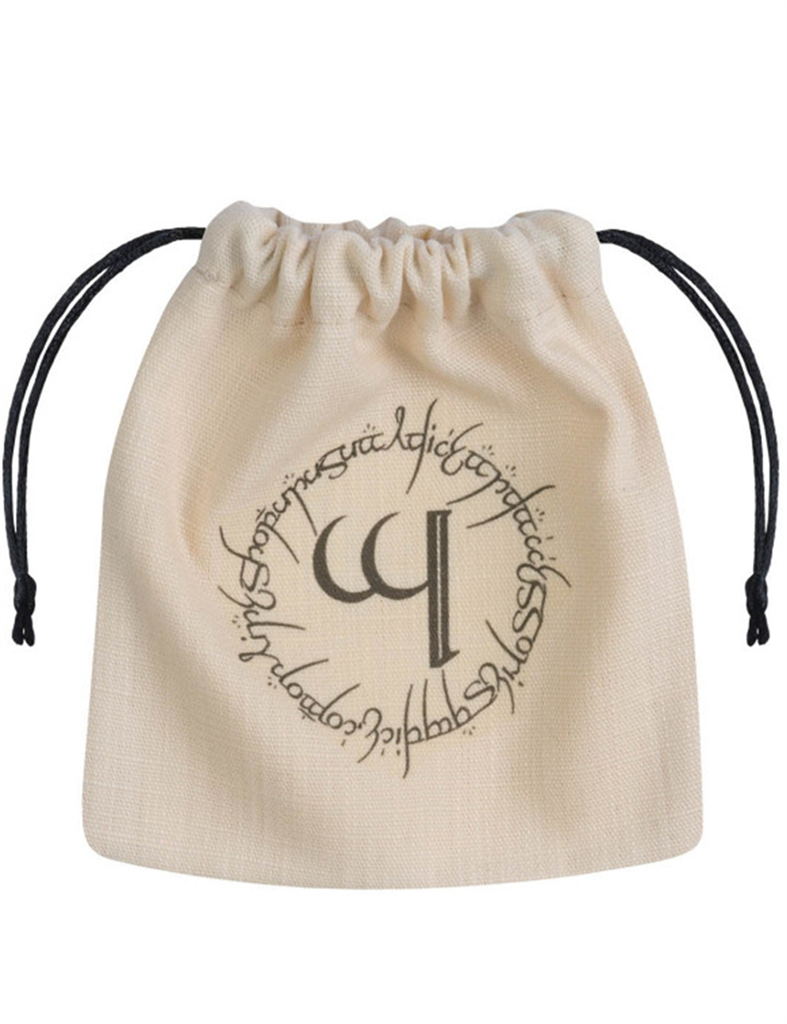 Elvish Beige & Black Dice Bag Q-Workshop