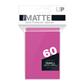 UP - Små Däcksskydd - Pro-Matte - Klar Rosa (60 Däcksskydd) Ultra Pro