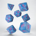 Classic Runic Glacier & Pink Dice Set (7) Q-Workshop